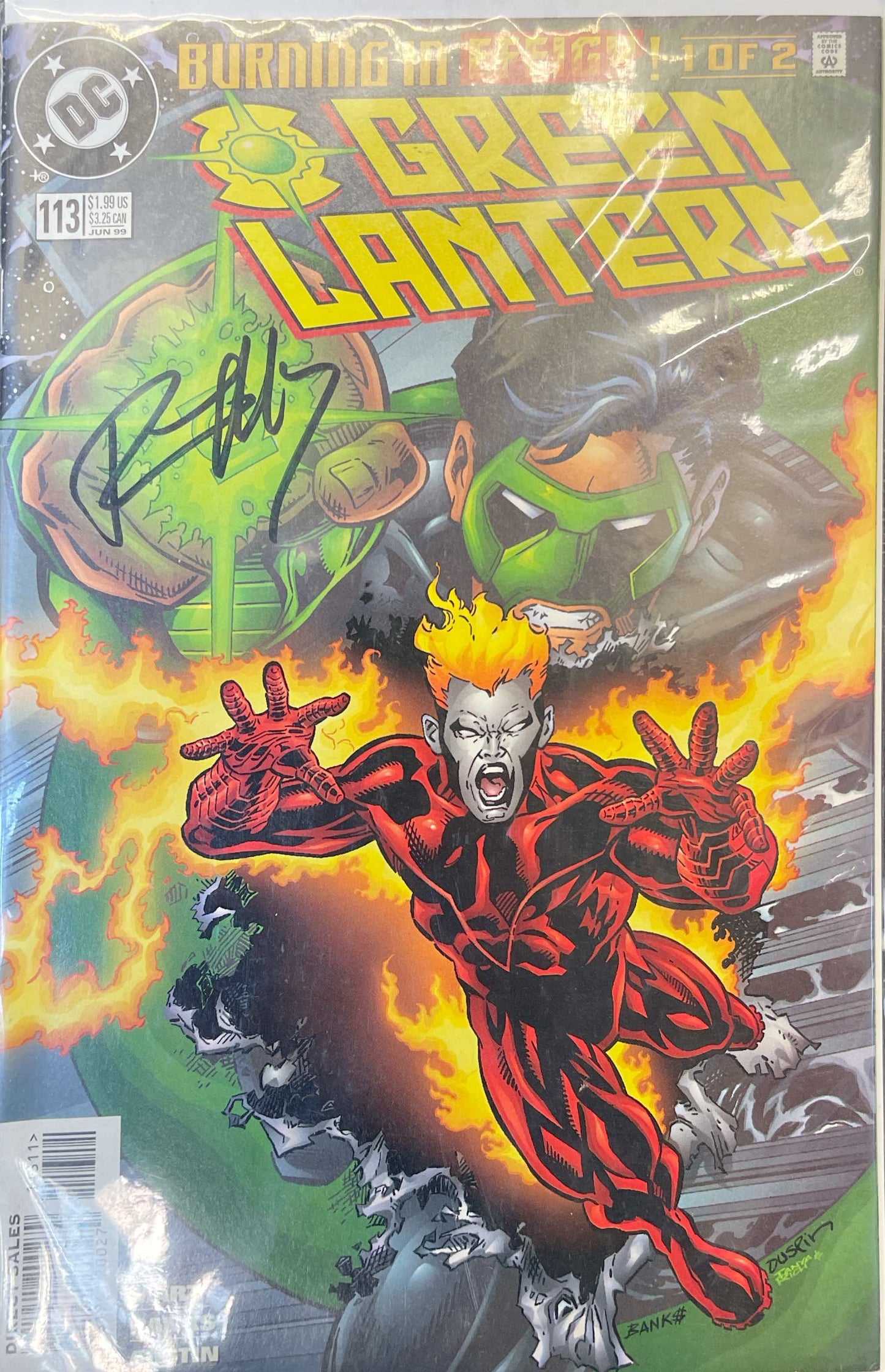 Linterna Verde # 113 1990 (FIRMADO)