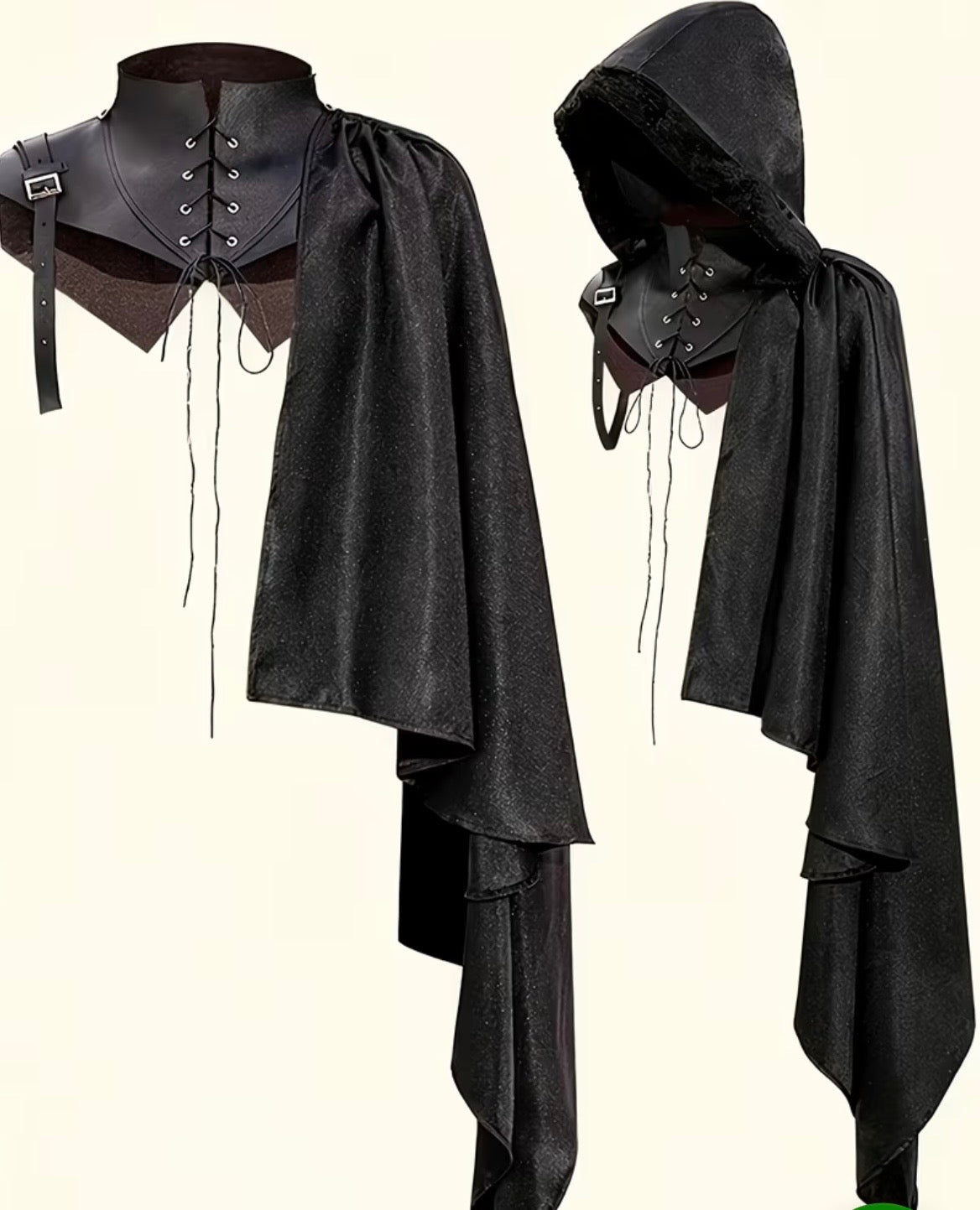 Medieval King/Knight half Cape