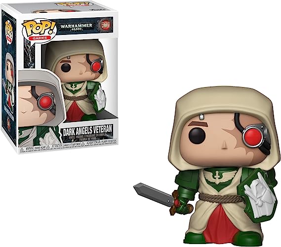 ¡Funko Pop! Juegos: Warhammer 40, 000 - Veterano del Ángel Oscuro