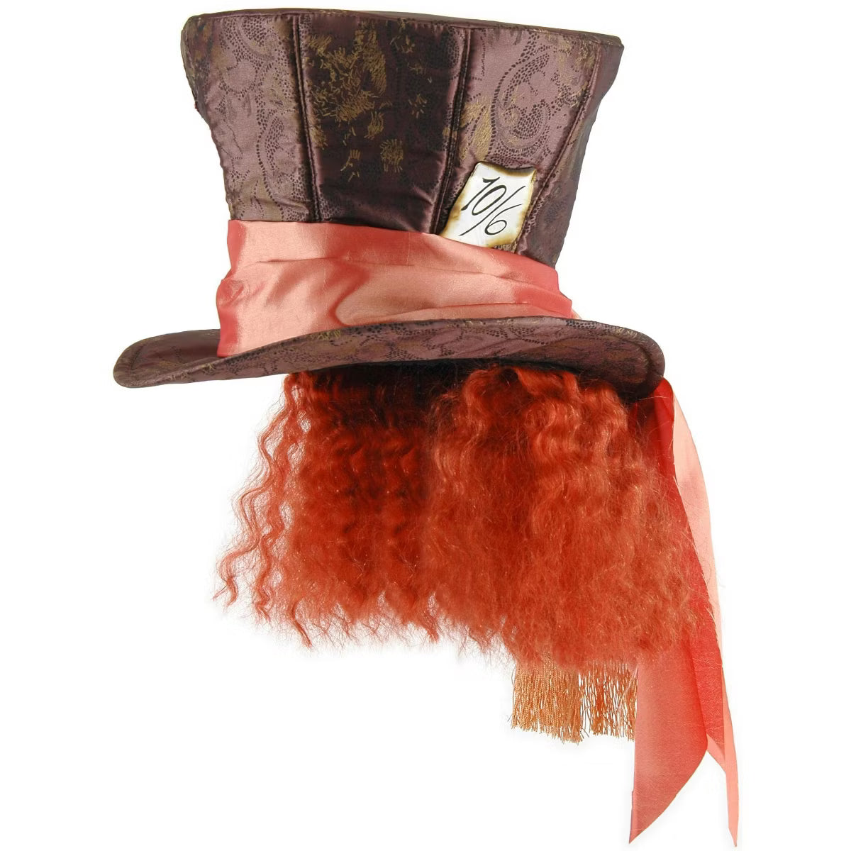 Alice in Wonderland Mad Hatter Hat with Hair