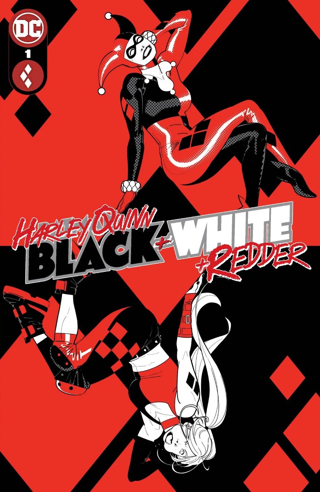 Harley Quinn: portadas variantes en negro, blanco y rojo