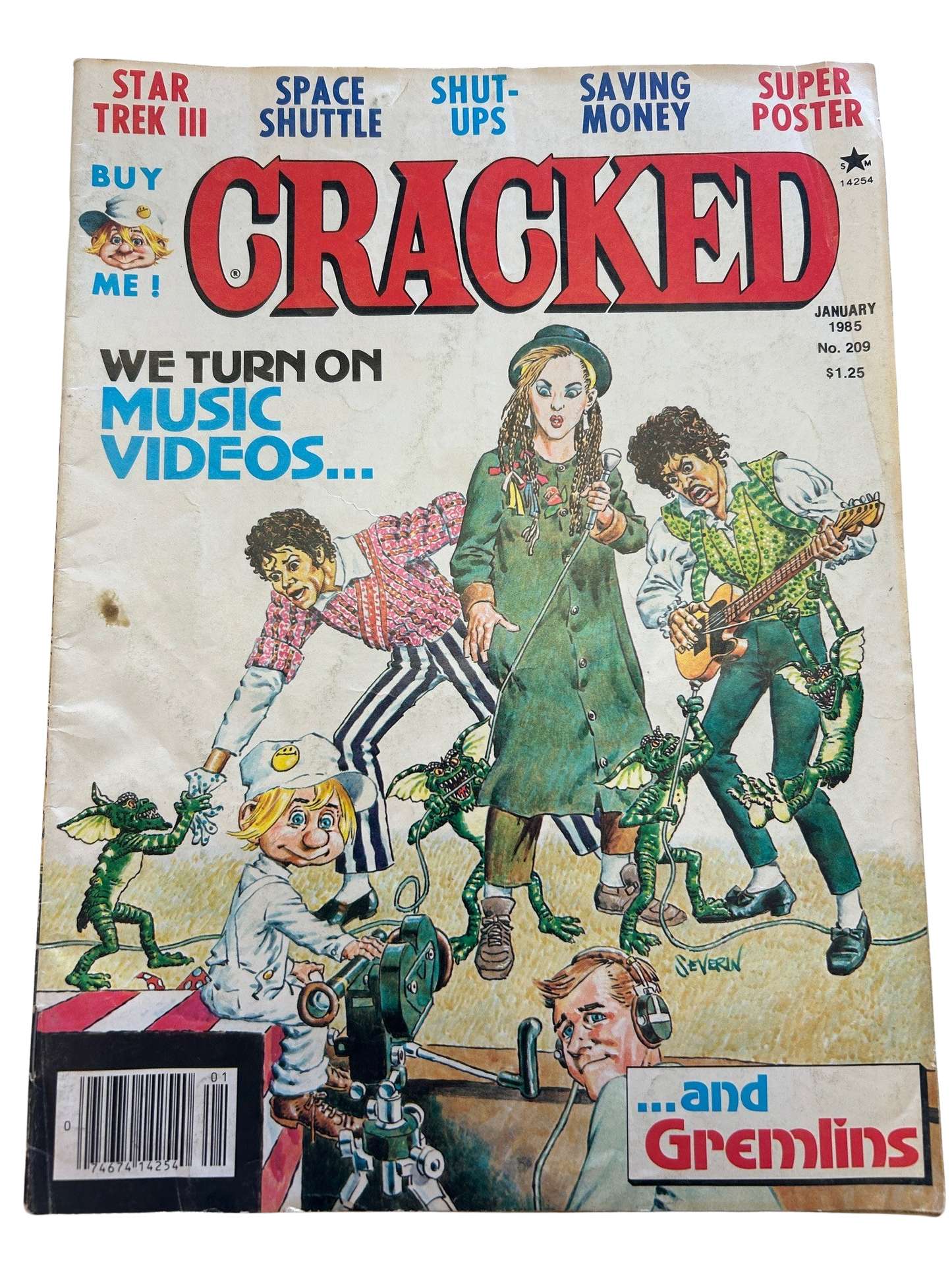 Cracked #209 1985 VG Vintage Magazine