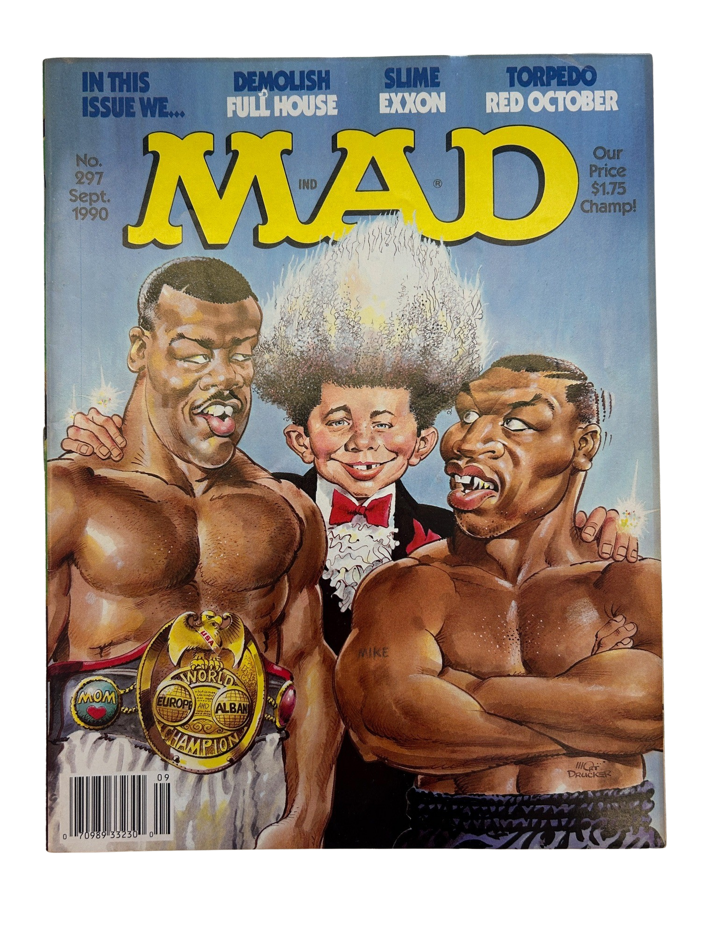 Mad Magazine #297 1990 VG Vintage Magazine