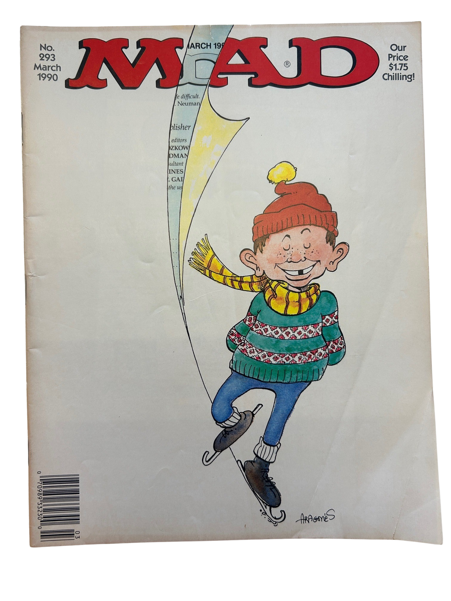 Mad Magazine #293 1990 GD Vintage Magazine