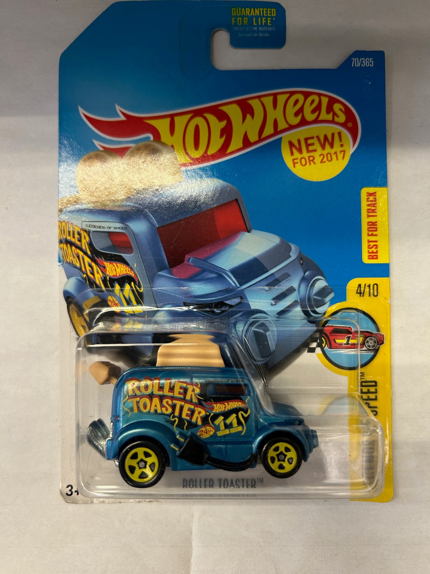 2017 Hot Wheels Legends Of Speed 4/10 Blue Roller Toaster #70 1:64 Scale Diecast