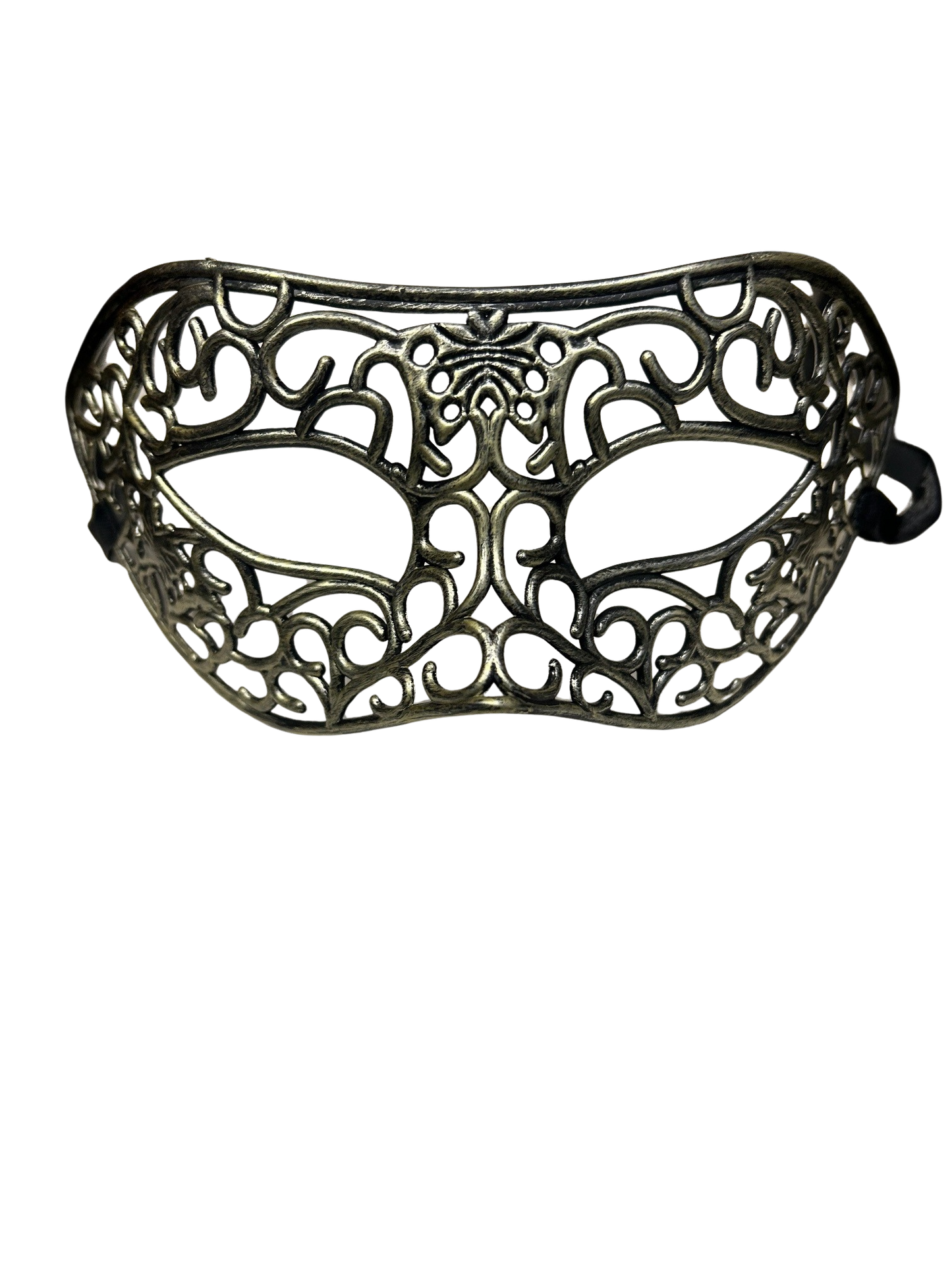 Venetian Style Masquerade Mask (Ornate Gold)