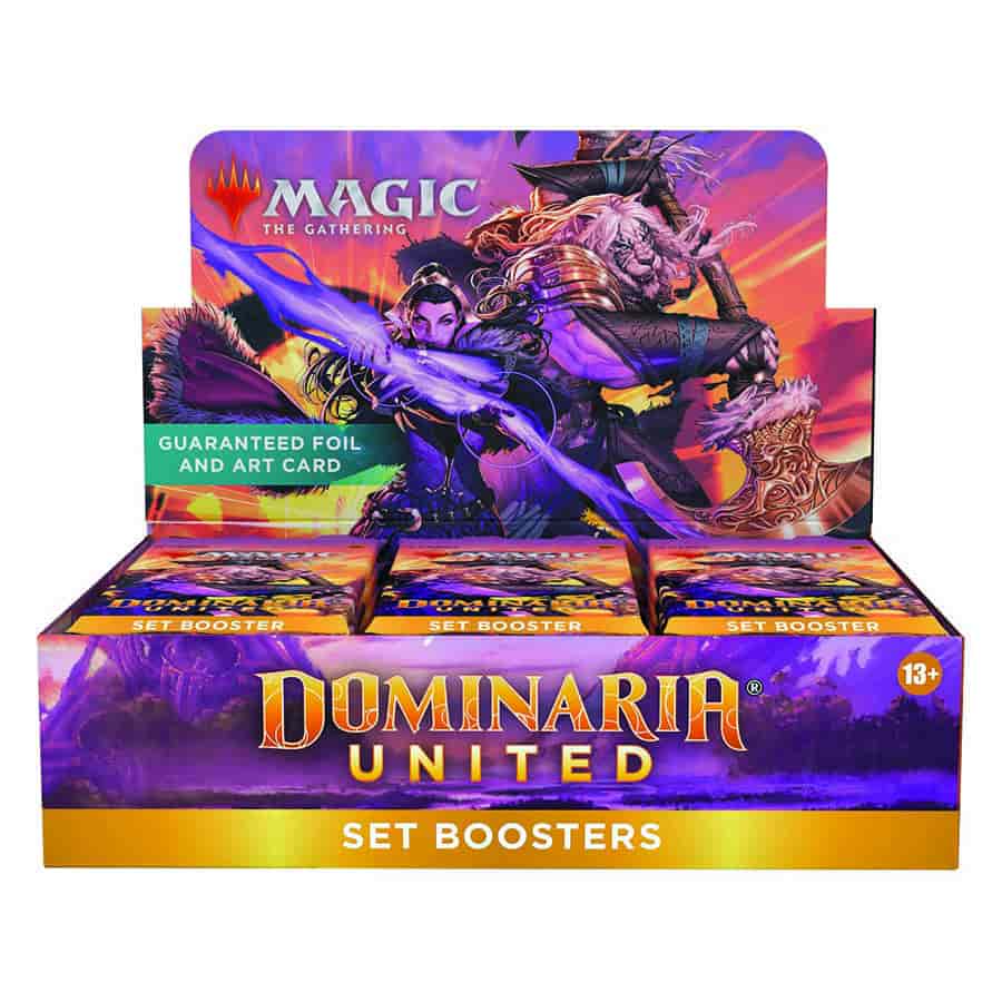 MAGIC THE GATHERING: DOMINARIA UNITED SET BOOSTER CUBIERTO 2022