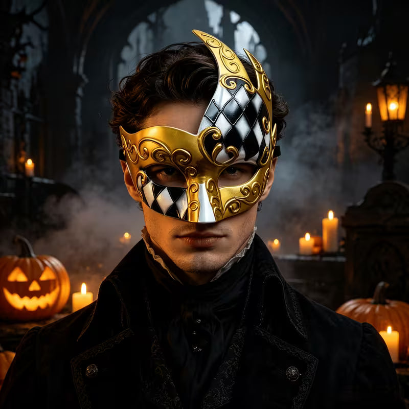 Venetian / Harlequin Masquerade Mask