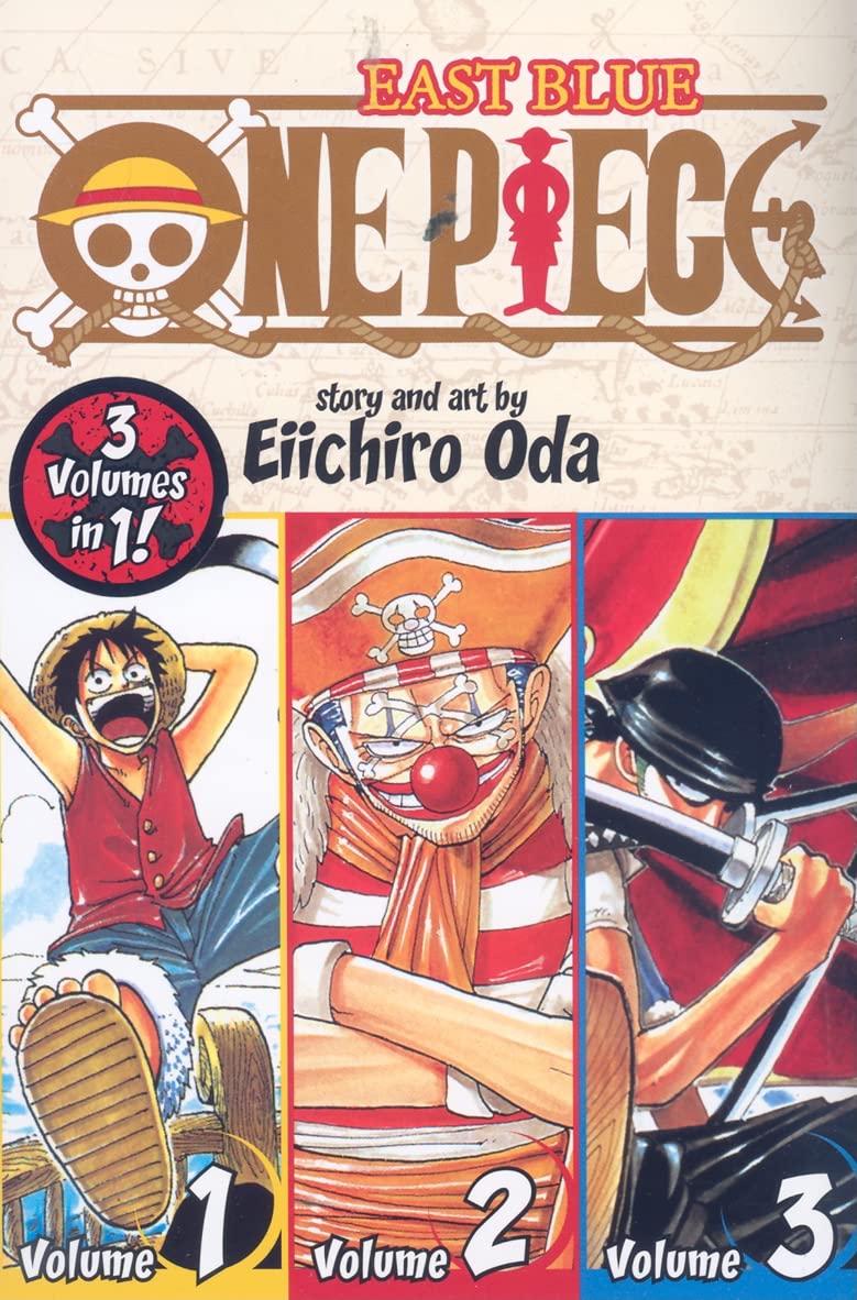 One Piece (Omnibus Edition), Bd. 1: Enthält Bände. 1, 2 & 3 (One Piece (Omnibus Edition) #1 2023