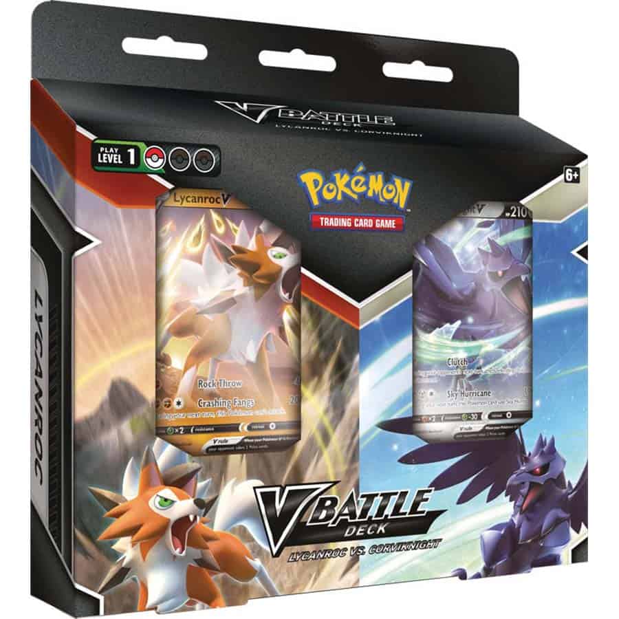 POKEMON JCC: V BATTLE DECK: LYCANROC VS CORVIKNIGHT 2023