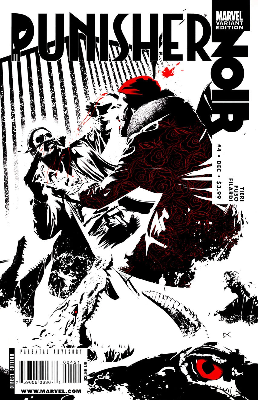 Punisher Noir #4 Calero Variant 2010
