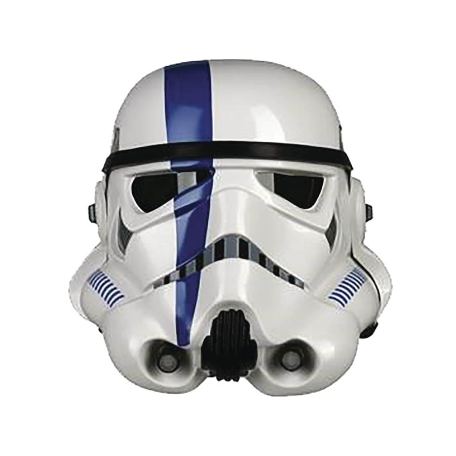 SW Imperial Stormtrooper TK Commander Blue Helmet Replica