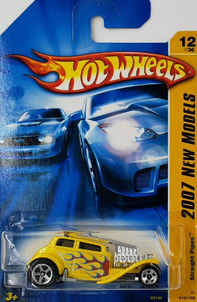 Hot Wheels 2007 Neue Modelle, gerade Rohre, 12/36