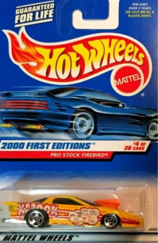 Hot Wheels 2000 First Editions Pro Stock Firebird 4/36