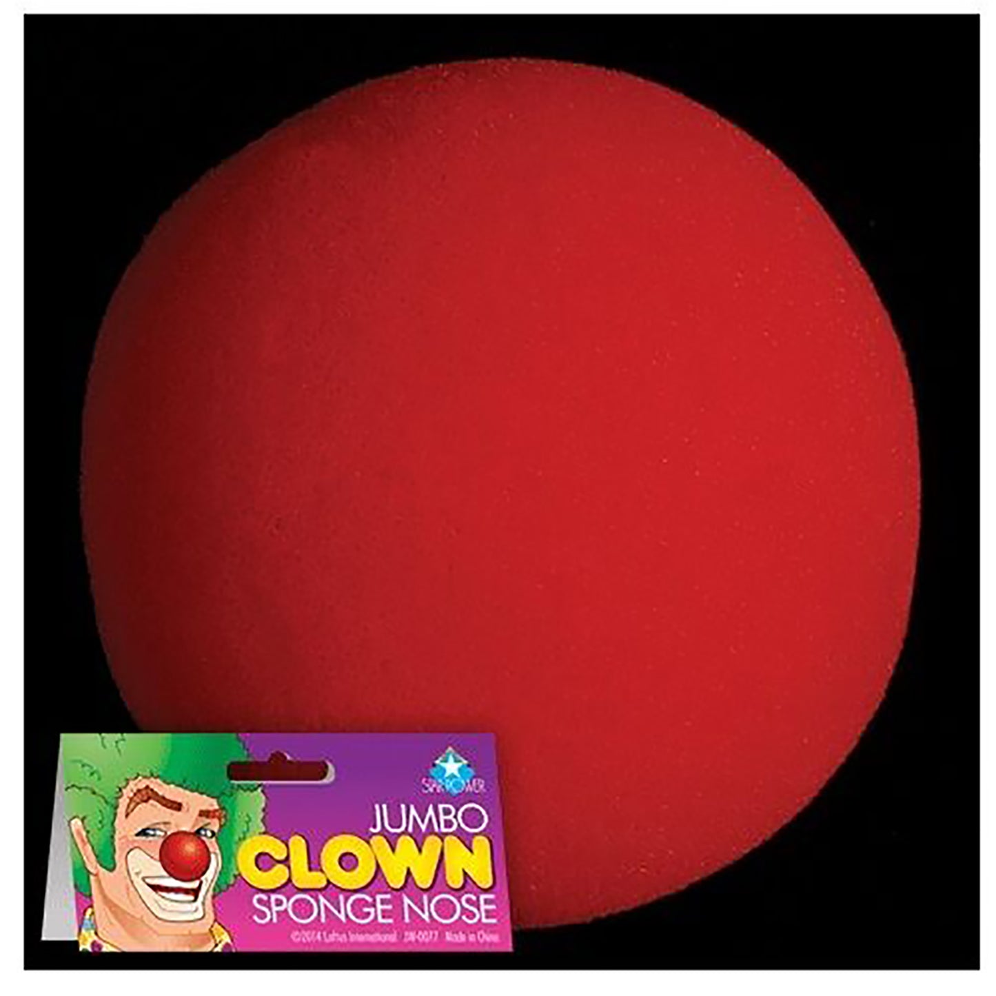 Nariz de payaso rojo