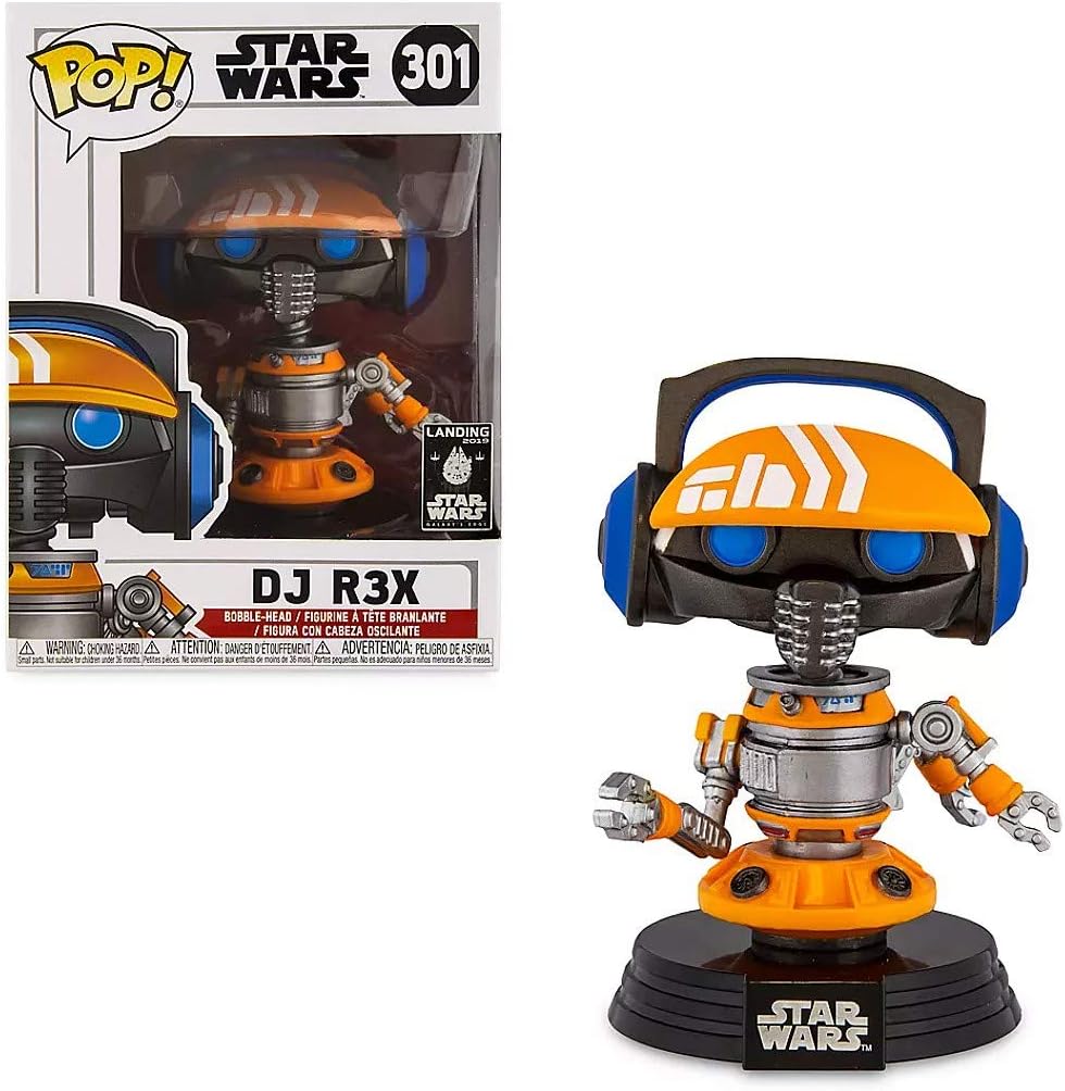 Funko Pop! Star Wars: Galaxy's Edge 2019 Exclusive DJ R3X #301 Vinyl Bobble-head