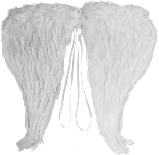 Angel Wings 24" White Feather