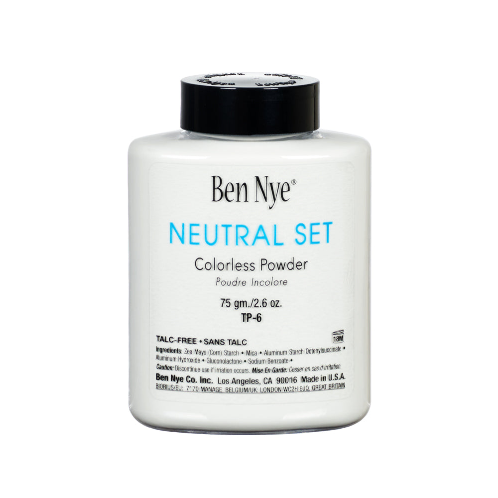 Ben Nye Neutral Set Colorless Talc-Free Powder (TP-6) (2.6 oz)