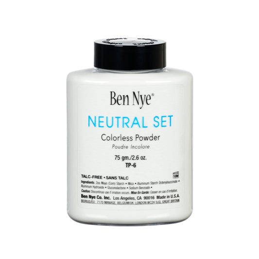 Ben Nye  TP-6 Neutral Set Colorless Talc-Free Powder 2.6 oz.