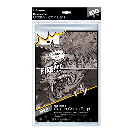 Ultra Pro wiederverschließbare Comic-Magazintaschen (100er-Pack)