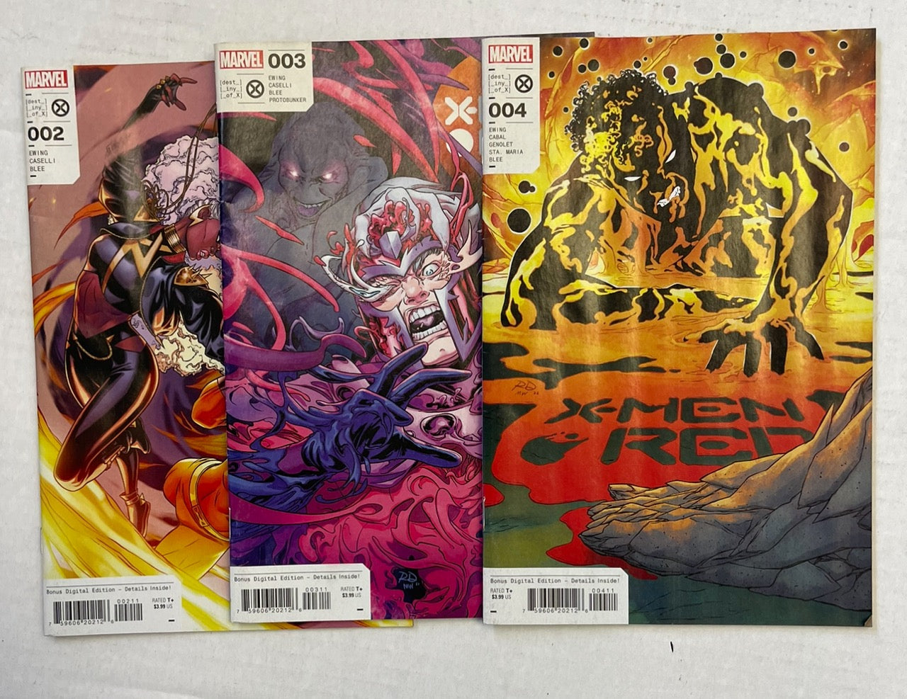 X-Men Red; #2, #3, #4 COLLECTION