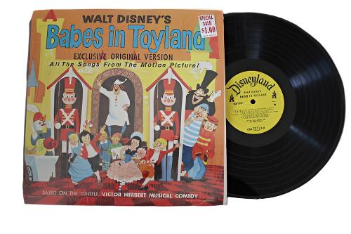 WALT DISNEY'S - BABES IN TOYLAND - DISNEYLAND RECORDS - DQ 1219 - RELEASED 1964