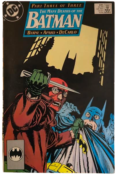 Batman #433-435 The Many Deaths of Batman Collection 1989 NM Vintage Comic Set