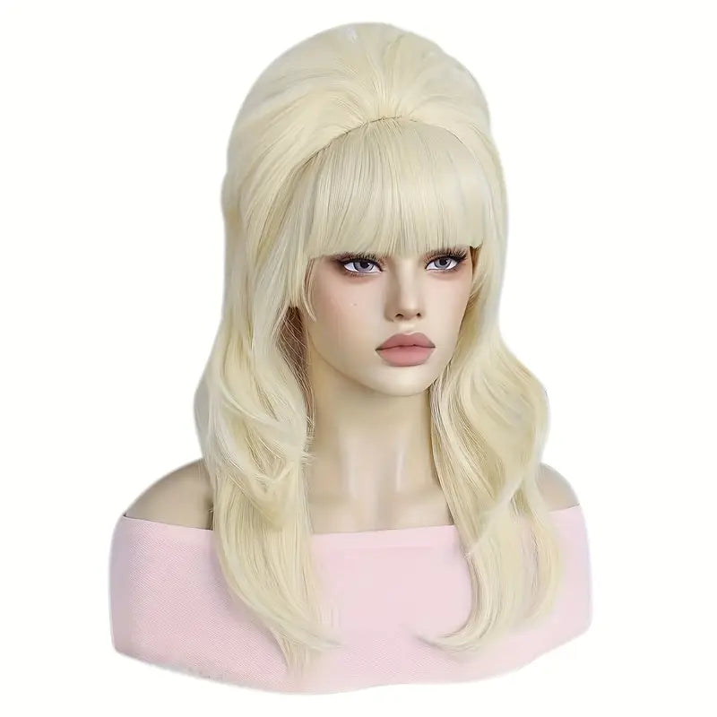 Beehive Wig Platinum Blonde