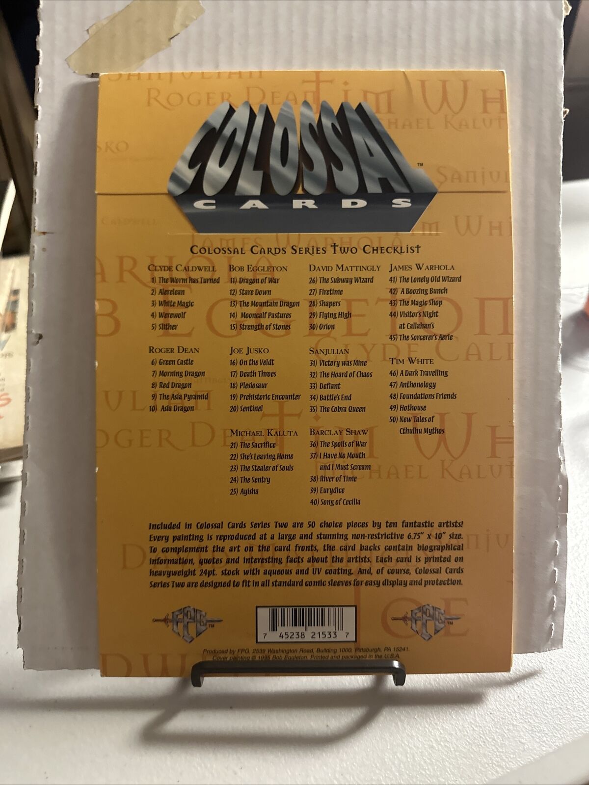 FPG Colossal Cards Series Two - Vintage 1995
