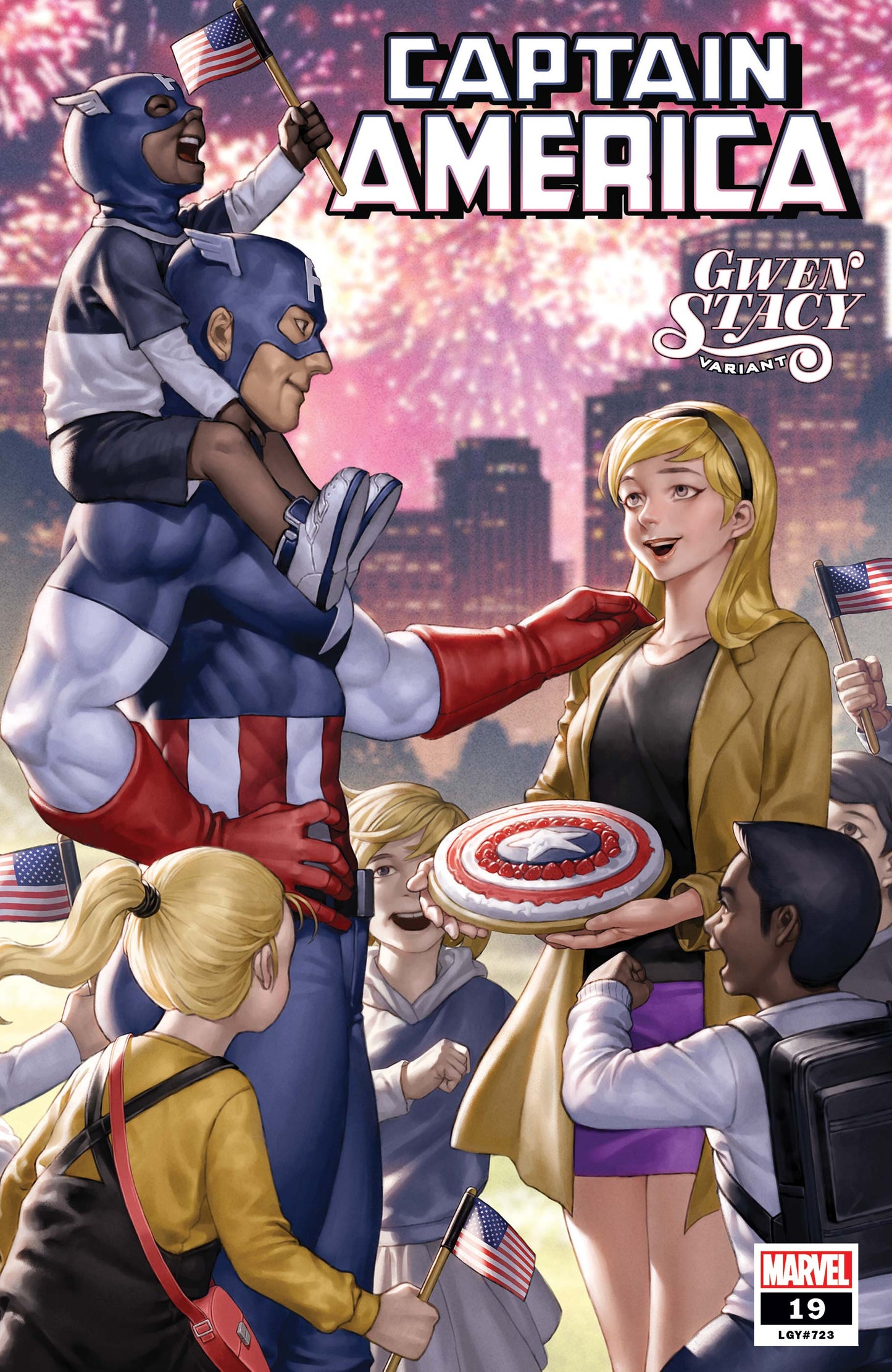 Captain America #19 (CVR B Junggeun Yoon Gwen Stacy) (2/19/20)