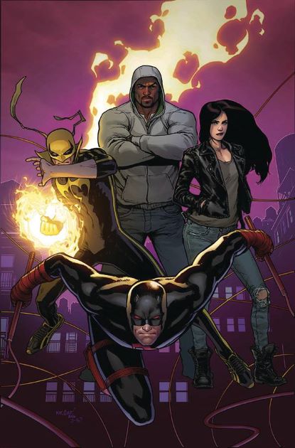 DEFENDERS #1 VON MARQUEZ POSTER (2017) 2023
