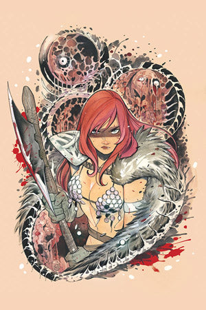 DIE!NAMITE #1 2020- Peach Momoko Red Sonja Limited Virgin Cover