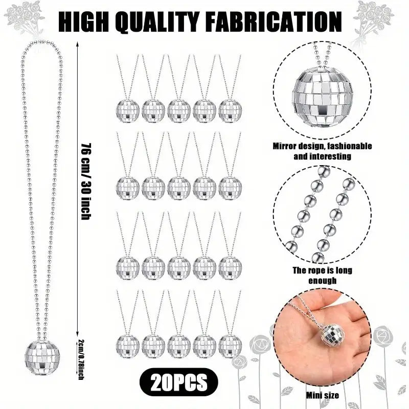 Disco Ball Necklace