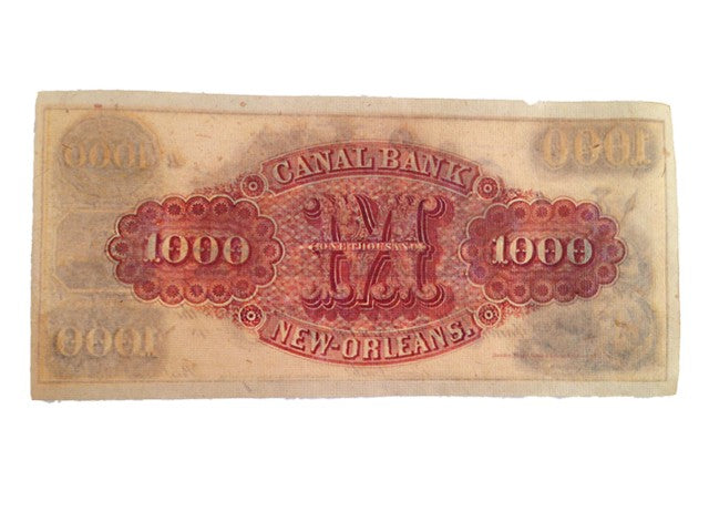 Django Unchained Canal Bank $1,000 Note Movie Props (DJU 2029)