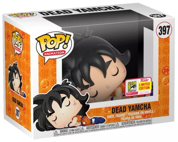 Dead Yamcha Funko Pop! Vinyl Figure #397 2018 San Diego Comic Con Limited Edition