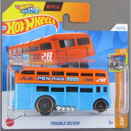 Hot Wheels Trouble Decker 126/250 HW Fast Transit 5/5
