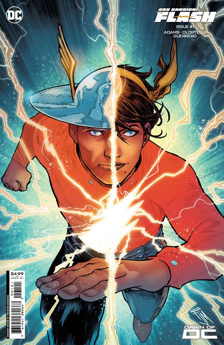 JAY GARRICK THE FLASH #1 (OF 6) CVR B FRANCIS MANAPUL CARD STOCK VAR 10/17/23