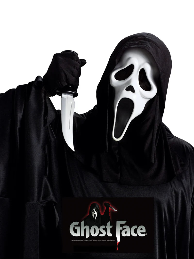 Scream Ghost Face Mask and Knife Costume Accessory Kit