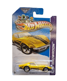 Hot Wheels HW Showroom Yellow '69 Corvette 201/250 2012