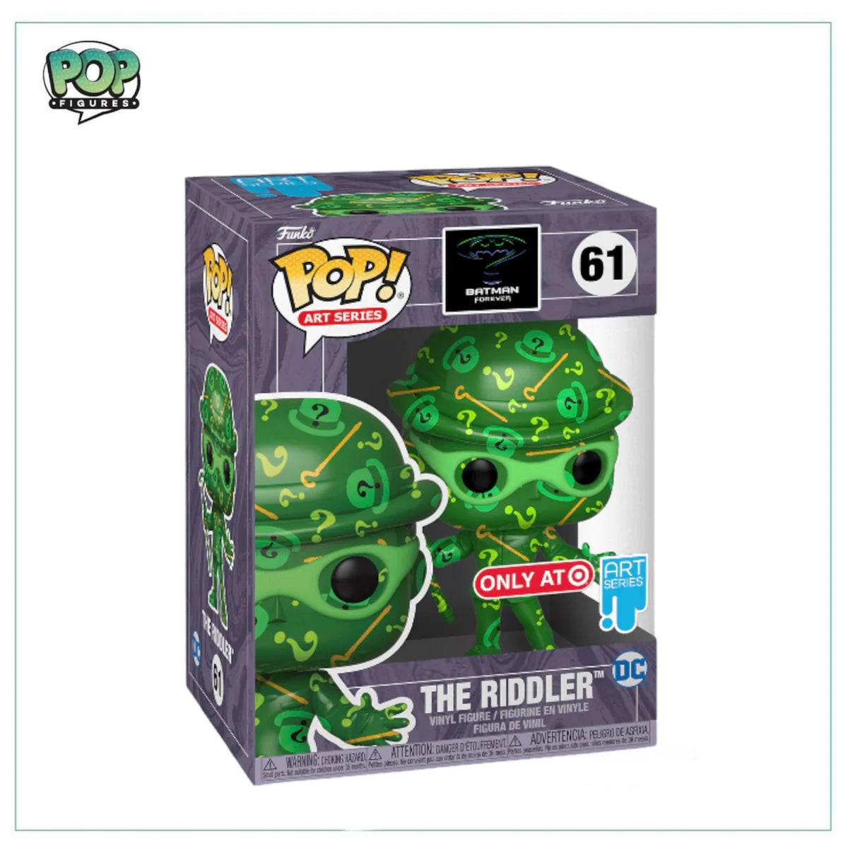 Funko POP! The Riddler (Art Series) #61 Batman Forever, Target Exclusive