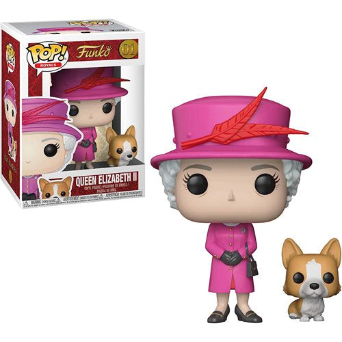 Funko Pop! Reina Isabel II de la Realeza Figura de vinilo #01