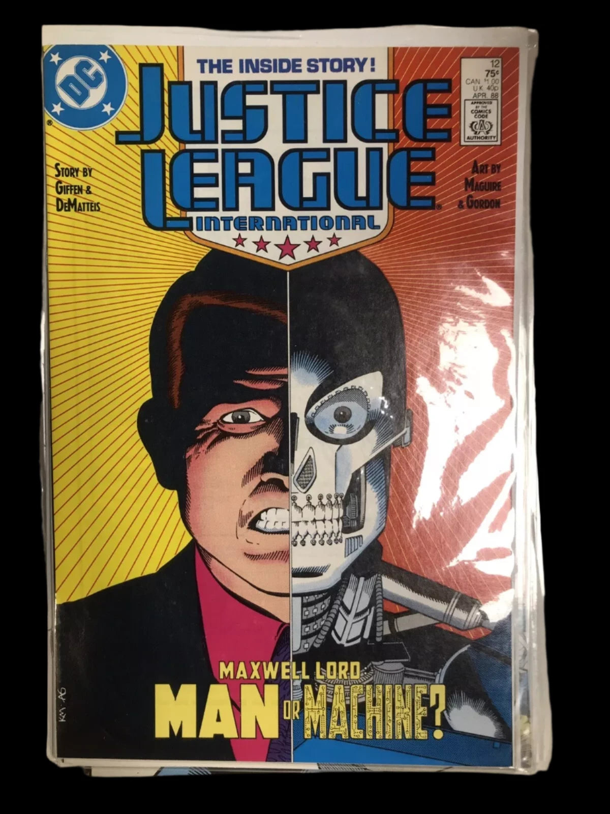 The Inside Story; Justice League International # 12 1988