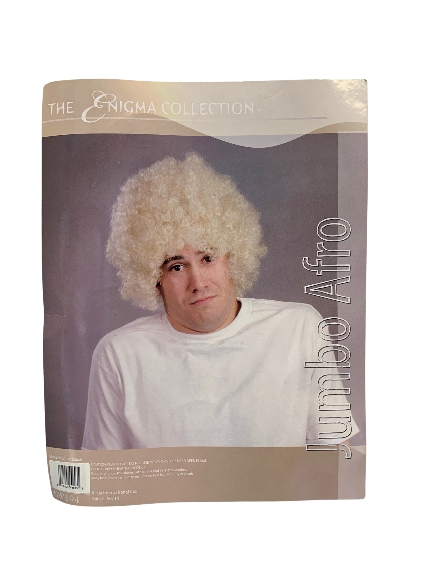 Jumbo-Afro-Perücke (mehrere Farben)