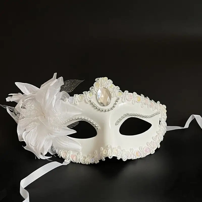 Lily Flower Masquerade Mask