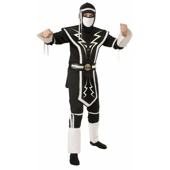 White Skull Ninja Costume - Kids