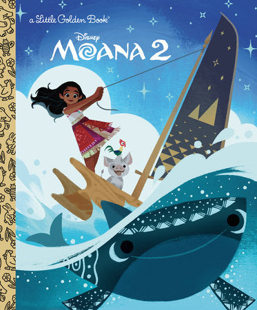 Disney Moana 2 Little Golden Book 10/15/24
