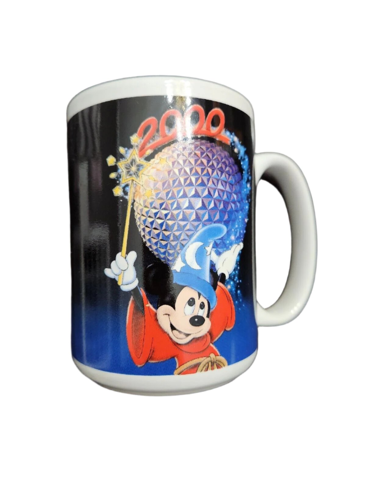 Walt Disney World 2000 Mickey Mouse Celebrate the Future Kaffeetasse
