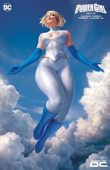 POWER GIRL #1 CVR E WARREN LOUW FOIL VAR 26.09.23