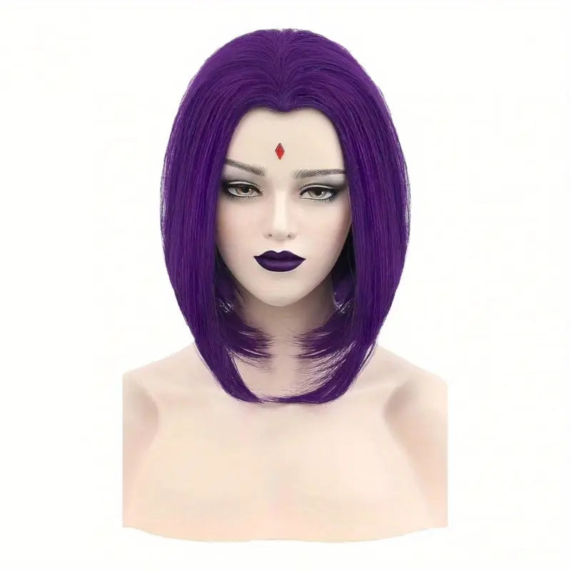 Raven Rachel Cosplay Wig (Purple) (14")