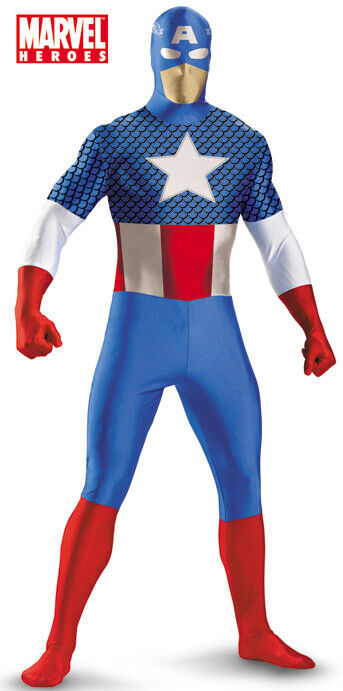 Marvel's Captain America Morph Suit (Adult) - Main Image